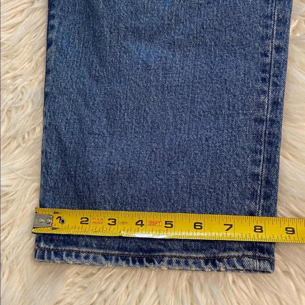 Madewell Women’s Curvy Classic 90 Straight Blue Jeans inseam 28” waist 34” - Picture 8 of 12